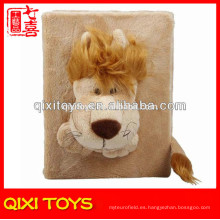 Brown Lion Plush Velour Toy Recuerdos Photo Album Skin Cover